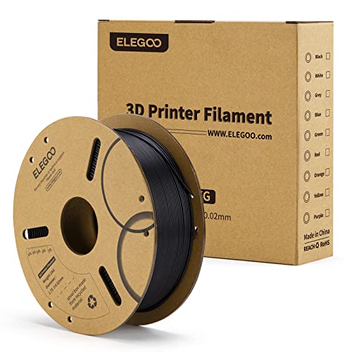 ELEGOO 1.75mm PLA Filament - 1kg Black