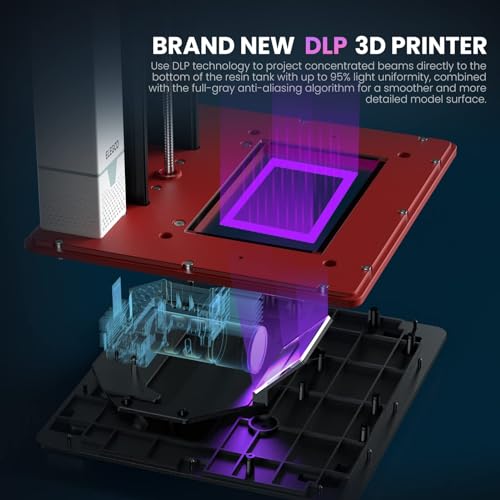 ELEGOO Mars 4 DLP 3D Printer: High-Quality Desktop Resin