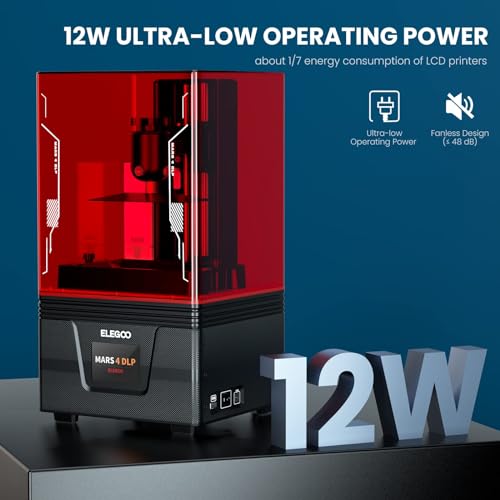 ELEGOO Mars 4 DLP 3D Printer: High-Quality Desktop Resin