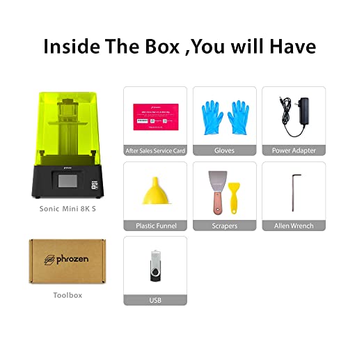 Phrozen Sonic Mini 8K S LCD Resin 3D Printer