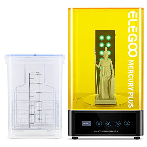 ELEGOO Mercury Plus 2.0: Large LCD/SLA/DLP 3D Printer