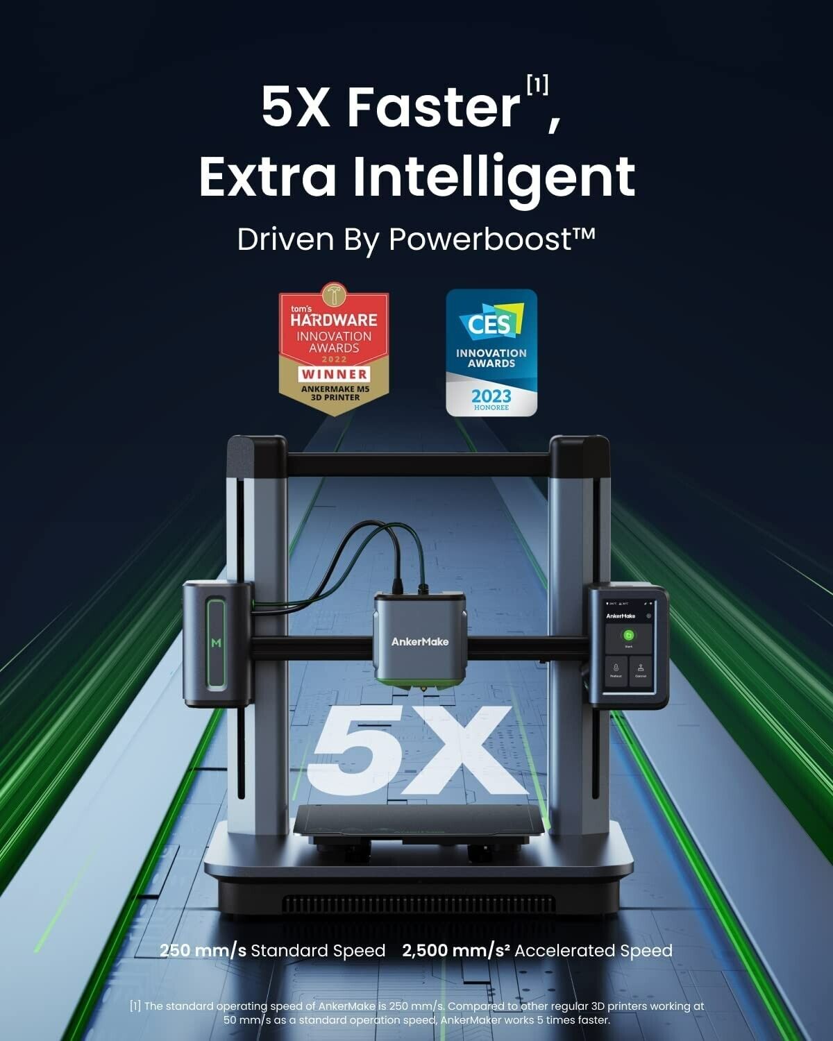 AnkerMake M5 FDM 3D Printer with AI Camera