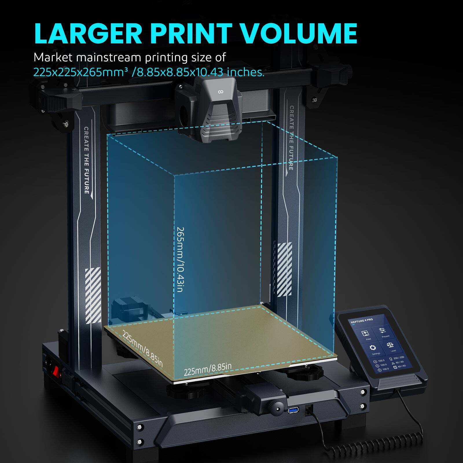 ELEGOO Neptune 4 Pro: Lightning-fast 3D Printing