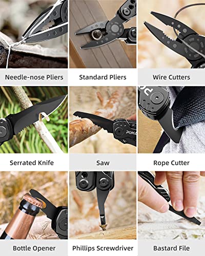 Pohaku 13-in-1 Pocket Multitool with Blade
