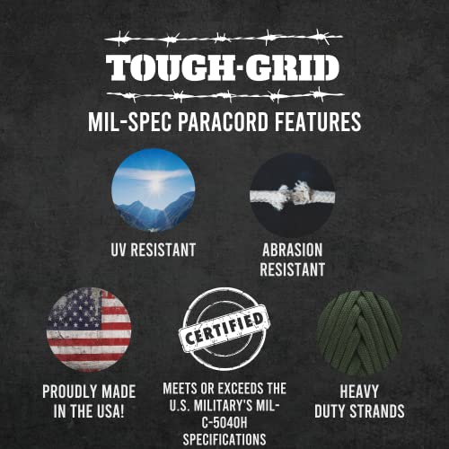 750lb Mixed Camo Mil-Spec Paracord - 50Ft
