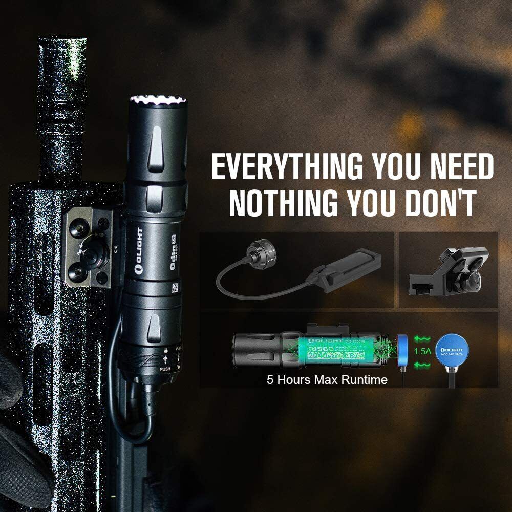 Olight Odin Mini Tactical Flashlight - 1250 Lumen