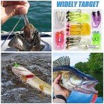 Crappie Jigs Kit: Soft Grub Lures & Hooks