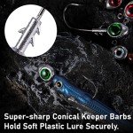 Dr.Fish 10 Pack 3D Eyes Fishing Jigs