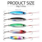 Saltwater Jigs Fishing Lures with Ultra-Sharp Hooks