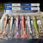 6-Pack Soft Plastic Swim Baits for Bass Fishing