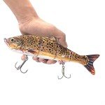 10" Multi-Jointed Swimbait Fishing Lure - 4 Segments