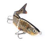 10" Multi-Jointed Swimbait Fishing Lure - 4 Segments