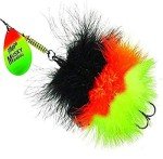 Mepp's Musky Marabou Lure - Firetiger & Black