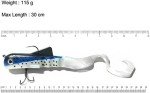 MIZUGIWA 12" Pike Musky Dawg Soft Bait Lure