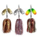 QualyQualy 3-Pack Double Blade Spinner Baits