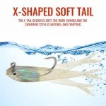 10-Pack Pre-Rigged Soft Plastic Fishing Lures