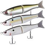 Bassdash SwimShad Jointed Glide Baits - 3-Pack