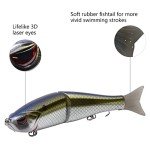 Bassdash SwimShad Jointed Glide Baits - 3-Pack