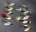 10-Pack Spinnerbait Kit for Bass and Trout