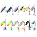 Truscend Rooster Tail Fishing Lures - Copper Flash