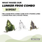 Realistic Topwater Frog Lures Kit for Fishing