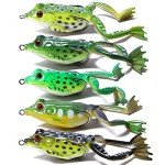 Weedless Topwater Frog Lure Kit for Fishing