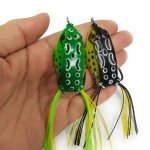 5-Pack Topwater Frog Lures with Bait Box
