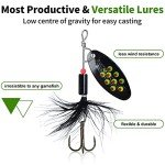 Truscend Rooster Tail Fishing Lures - Copper Flash
