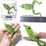 Weedless Topwater Frog Lure Kit for Fishing