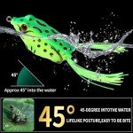 5 Pack Frog Lures for Topwater Fishing