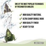 Realistic Topwater Frog Lures Kit for Fishing
