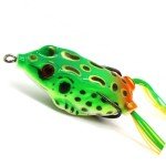 5-Pack Topwater Frog Lures with Bait Box