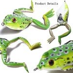 Weedless Topwater Frog Lure Kit for Fishing