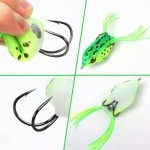 5 Pack Frog Lures for Topwater Fishing
