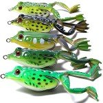 Weedless Topwater Frog Lure Kit for Fishing