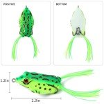 5 Pack Frog Lures for Topwater Fishing