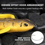 TRUSCEND Topwater Frog Fishing Lures - Japan Design