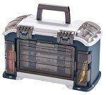 Plano Angled Tackle Box with Three Stowaway Trays