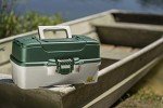 Plano Dual Access 3-Tray Tackle Box – Dark Green