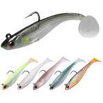 TRUSCEND Soft Fishing Lures with Pre-Rigged Hooks
