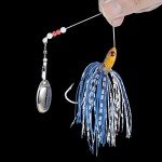 6 Pcs Spinner Baits Fishing Lures for Bass