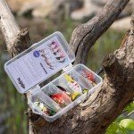 10PC Trout Fishing Lures Kit with Tackle Box