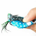 5pcs Topwater Frog Lures for Bass Fishing