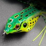 5pcs Topwater Frog Lures for Bass Fishing
