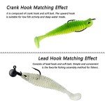 Soft Plastic Paddle Tail Fishing Lures Kit