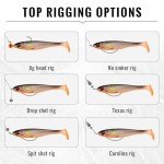 12 PCS TRUSCEND Versatile Paddle Tail Fishing Lures