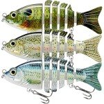 Truscend Multi-Jointed Fishing Lures for Bass