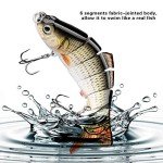 CharmYee Topwater Bass Multi-Jointed Lures - Pack of 3