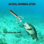 100pcs Paddle Tail Swimbaits Soft Plastic Lures