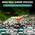 TRUSCEND Pre-Rigged Soft Shrimp Fishing Jigs